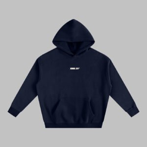 Lorvant Clo. Golden Hours hoodie in Navy - front view