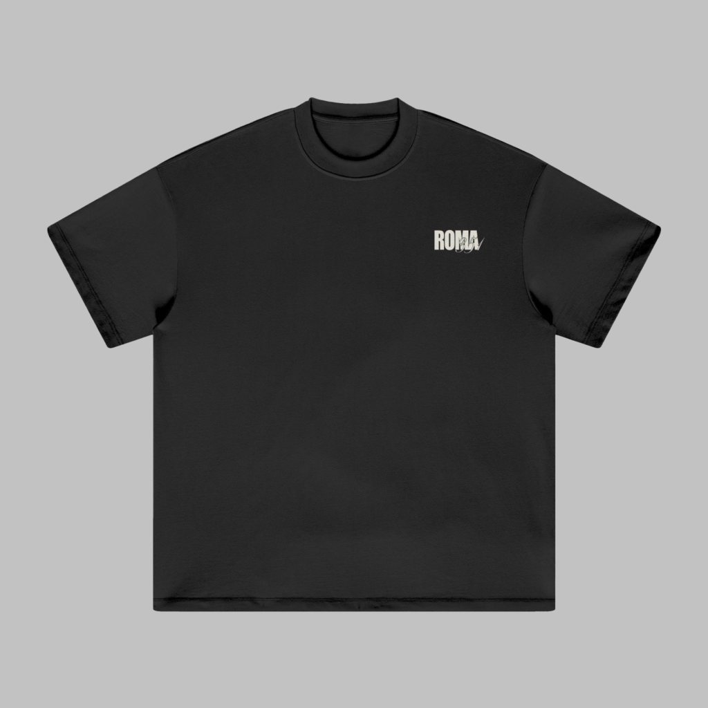 Lorvant Clo. Heaven Sent tee in Black - front view