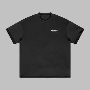 Lorvant Clo. Luck in Motion tee in Black - front view