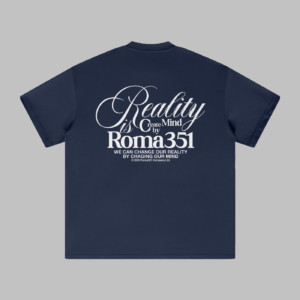 Lorvant Clo. Reality tee in Navy - back view