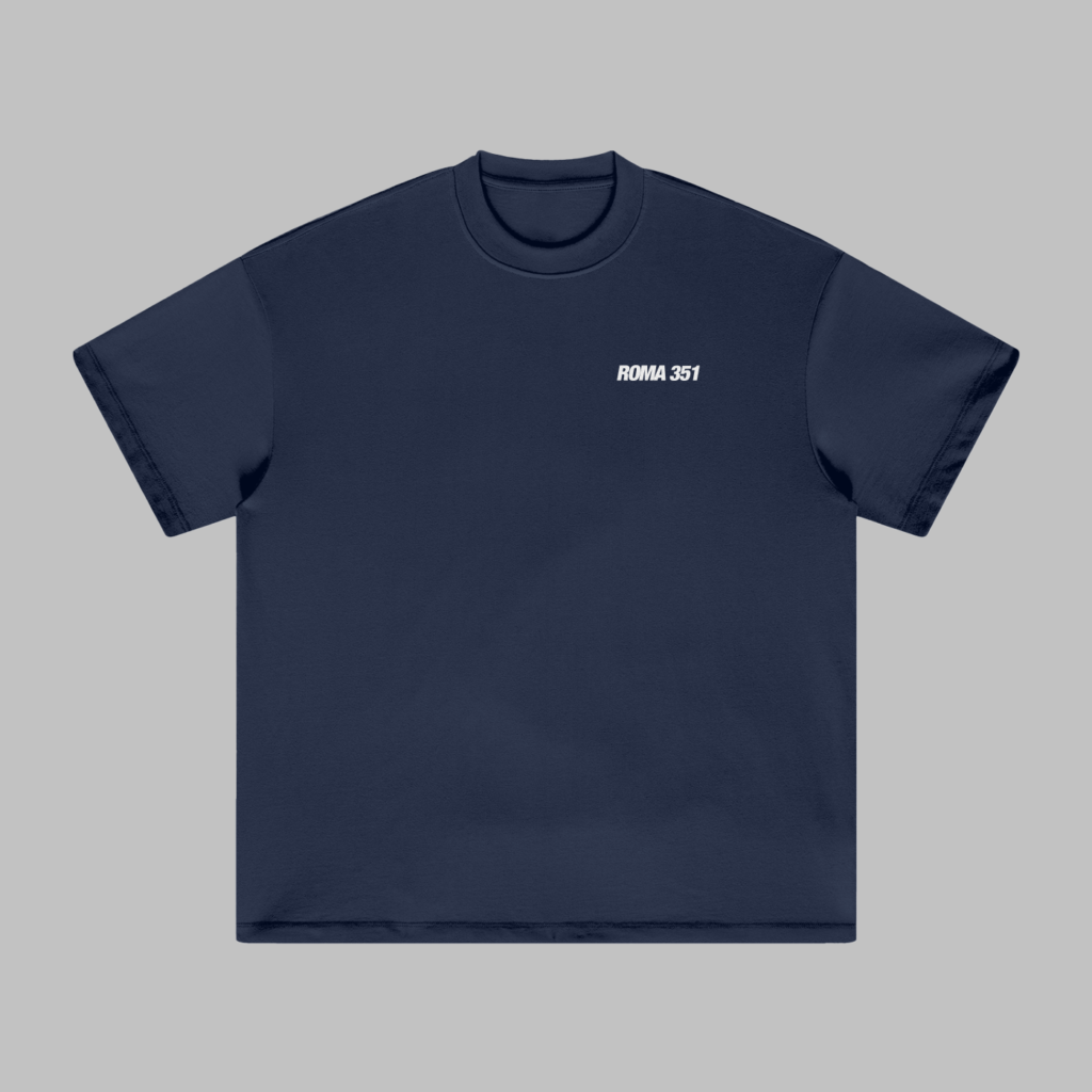 Lorvant Clo. Reality tee in Navy - front view